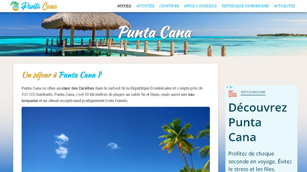 Capture d'écran de https://www.punta-cana.fr/